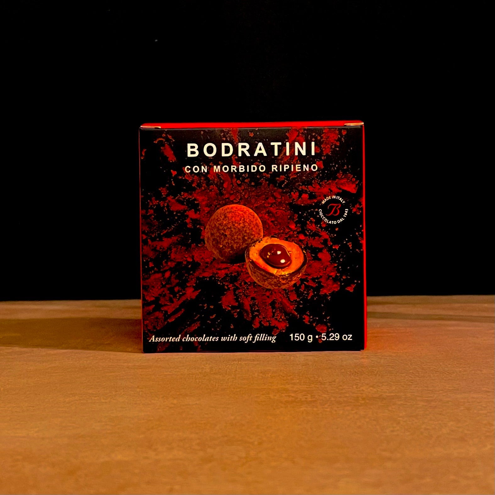 Bodratini cubo assorted chocolates with a soft filling 150g Olives&Oils(O&O)